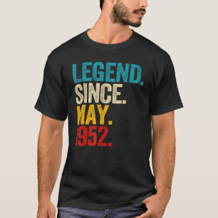 Camiseta Leyenda desde mayo de 1952 a los 70 años