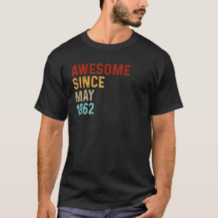 Camiseta Leyenda Desde Mayo De 1962 Para Los Hombres Mayo D