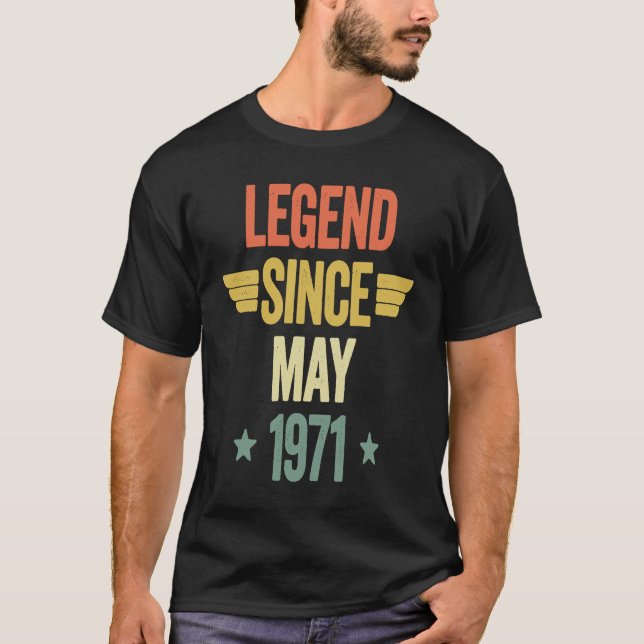 Camiseta Leyenda desde mayo de 1971 (Anverso)