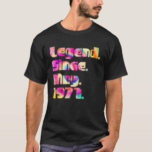 Camiseta Leyenda Desde Mayo De 1971 50º Cumpleaños 50 Años 