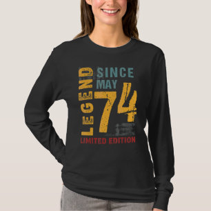 Camiseta Leyenda Desde Mayo De 1974 Por 48 Años
