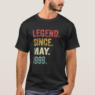 Camiseta Leyenda Desde Mayo De 1999 22º Regalo De Cumpleaño