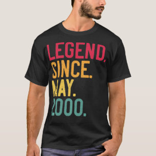 Camiseta Leyenda desde mayo de 2000 22º regalo de cumpleaño