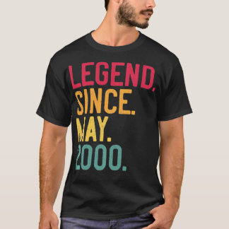 Camiseta Leyenda desde mayo de 2000 22º regalo de cumpleaño
