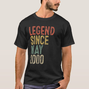 Camiseta Leyenda Desde Mayo De 2000 Hombres Mujer 21º Cumpl