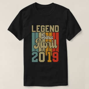 Camiseta Leyenda desde mayo de 2019 5º cumpleaños 5 años
