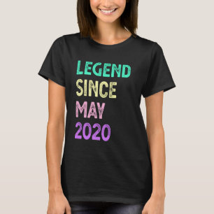 Camiseta Leyenda desde mayo de 2020 5º cumpleaños niños Chi