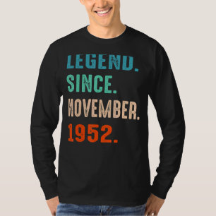 Camiseta Leyenda desde noviembre de 1952 70 años