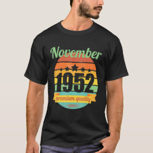 Camiseta Leyenda desde noviembre de 1952 70 años 70 años 70