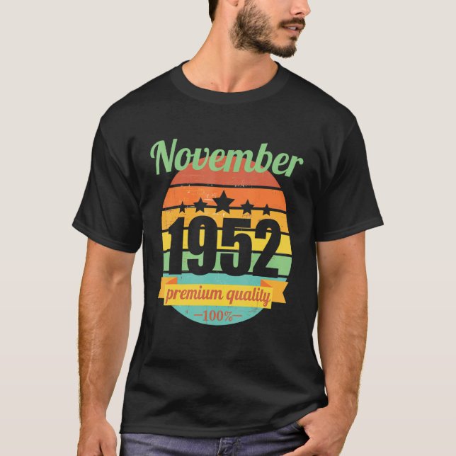 Camiseta Leyenda desde noviembre de 1952 70 años 70 años 70 (Anverso)