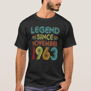 Camiseta Leyenda desde noviembre de 1963 59º cumpleaños Ret