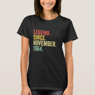 Camiseta Leyenda desde noviembre de 1964 58 años de edad 58