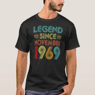 Camiseta Leyenda desde noviembre de 1969 53ª Retro de cumpl