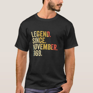 Camiseta Leyenda desde noviembre de 1969 53 años de edad 53