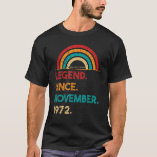 Camiseta Leyenda desde noviembre de 1972 Nació el 50º cumpl