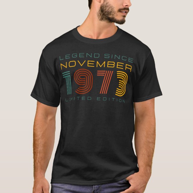 Camiseta Leyenda desde noviembre de 1973, edición limitada  (Anverso)