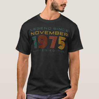 Camiseta Leyenda desde noviembre de 1975, edición limitada