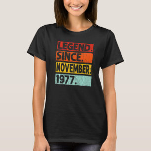 Camiseta Leyenda desde noviembre de 1977 45ª cosecha de cum