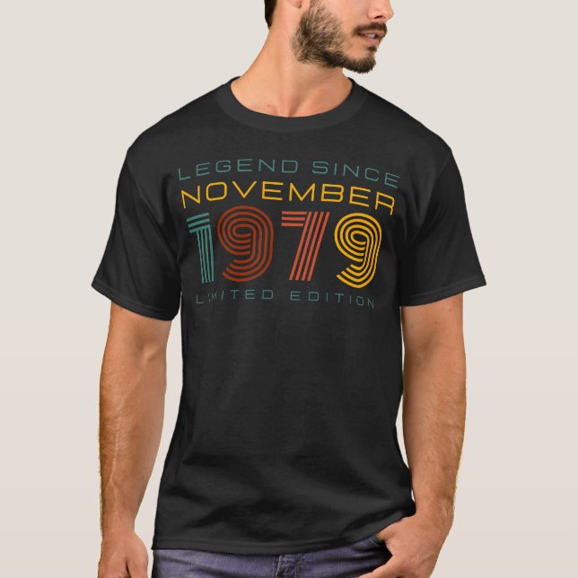 Camiseta Leyenda desde noviembre de 1979, edición limitada  (Anverso)