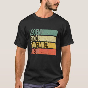 Camiseta Leyenda desde noviembre de 1980 42 años