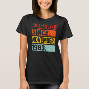 Camiseta Leyenda desde noviembre de 1983 39ª cosecha de cum