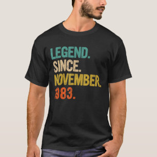 Camiseta Leyenda desde noviembre de 1983 39 años de edad 39