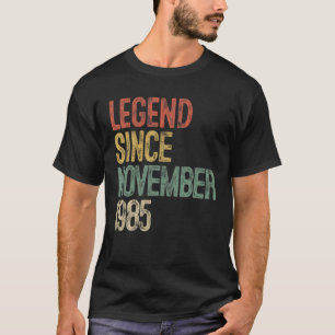 Camiseta Leyenda Desde Noviembre De 1985 35º Regalo De Cump