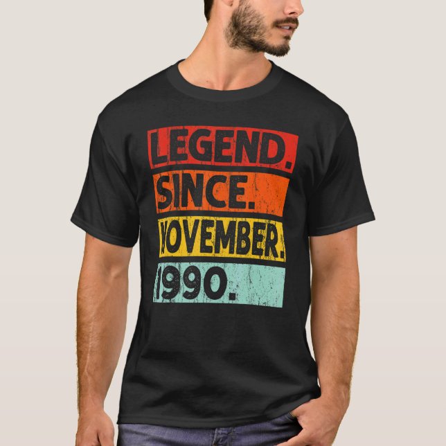 Camiseta Leyenda desde noviembre de 1990 32ª cosecha de cum (Anverso)