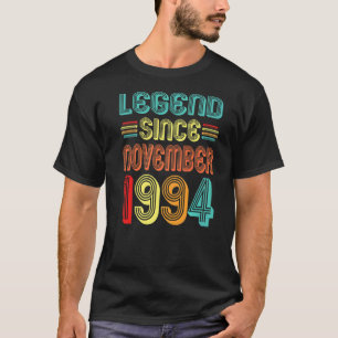 Camiseta Leyenda desde noviembre de 1994 28º cumpleaños Ret