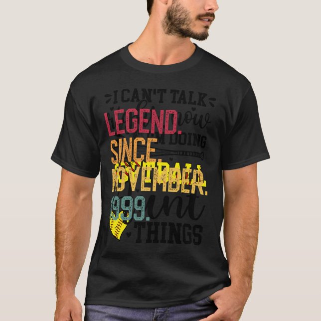 Camiseta Leyenda Desde Noviembre De 1999 21º Regalo De Cump (Anverso)