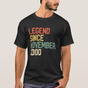 Camiseta Leyenda desde noviembre de 2000 20º cumpleaños 20
