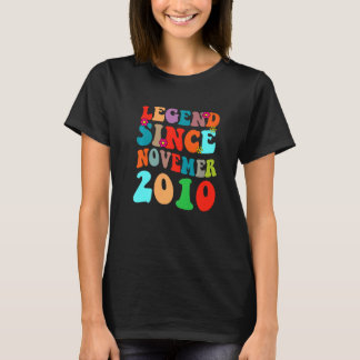 Camiseta Leyenda desde noviembre de 2010 Viejo Cumpleaños R