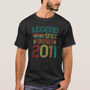 Camiseta Leyenda desde noviembre de 2011 Retro 11 años