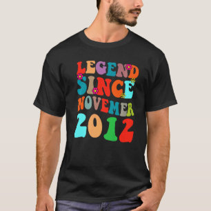 Camiseta Leyenda desde noviembre de 2012 Viejo Cumpleaños R