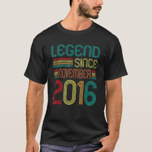 Camiseta Leyenda desde noviembre de 2016 Retro 6 años 6ª B