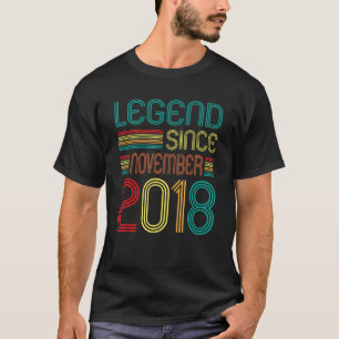 Camiseta Leyenda desde noviembre de 2018 Retro 4 años de ed