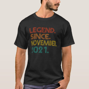 Camiseta Leyenda Desde Noviembre De 2021 Nacimiento De Cump
