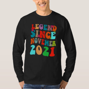 Camiseta Leyenda desde noviembre de 2021 Viejo Cumpleaños R