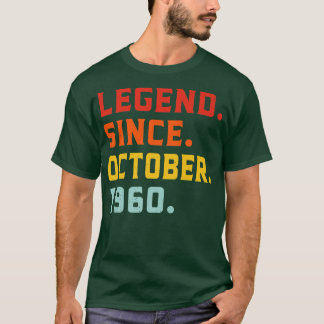 Camiseta Leyenda desde octubre de 1960 62ª cosecha de cumpl
