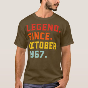 Camiseta Leyenda desde octubre de 1967 55ª cosecha de cumpl