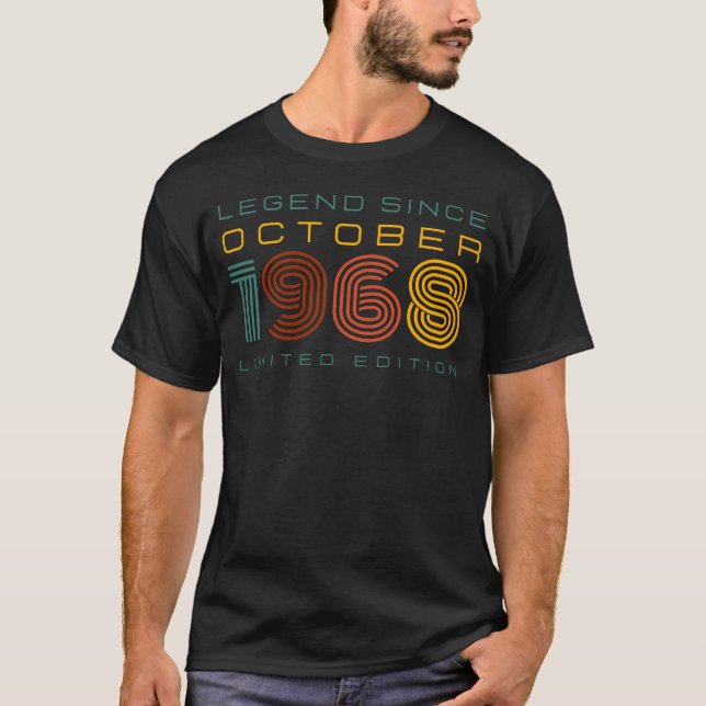 Camiseta Leyenda desde octubre de 1968, edición limitada ma (Anverso)