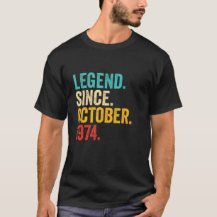 Camiseta Leyenda desde octubre de 1974 48 años de edad 48º