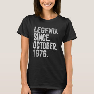 Camiseta Leyenda desde octubre de 1976 46 años de edad 46º