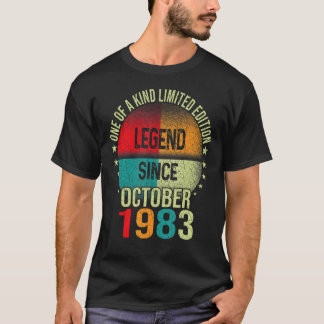 Camiseta Leyenda desde octubre de 1983 39 años de edad 39º
