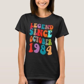 Camiseta Leyenda desde octubre de 1984 Vintage Birthday Ret