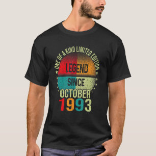 Camiseta Leyenda desde octubre de 1993 29 años de edad 29º