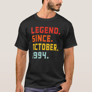 Camiseta Leyenda desde octubre de 1994 28ª cosecha de cumpl