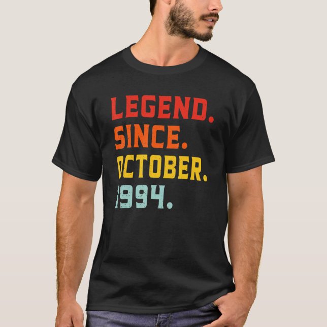Camiseta Leyenda desde octubre de 1994 28ª cosecha de cumpl (Anverso)