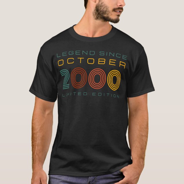 Camiseta Leyenda desde octubre de 2000, Edición Limitada Ho (Anverso)