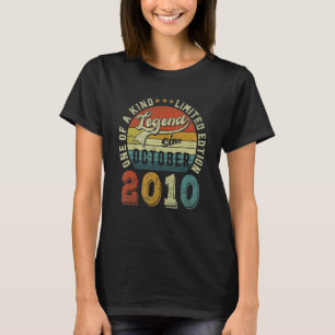 Camiseta Leyenda desde octubre de 2010 12 años